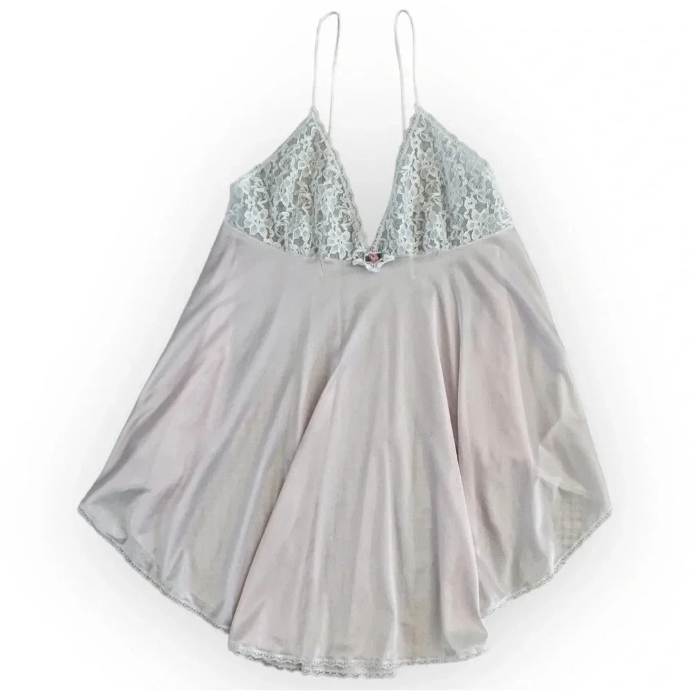 VINTAGE 80’s Babydoll Slip Tank Top
